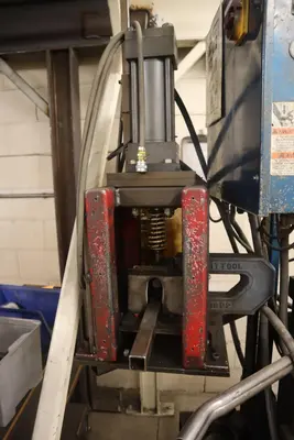 VOGEL TOOL MODEL #101-HPP HYDRAULIC TUBE SWAGING, PUNCHING & NOTCHING MACHINE: YOBRO #25064