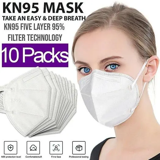 Face Masks - KN95 10 - 20 - 50 -100-1000-10000 - 24000 PACKS