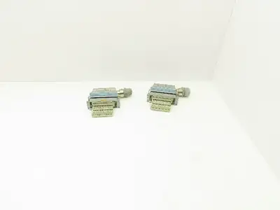 Phoenix Contact 24-Pin 16A Male Female Connector HC-KA Terminals Lot of 4