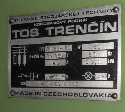 TOS TRENCIN SUI 80 Lathes, Engine | Star Equipment Co., Inc. (5)