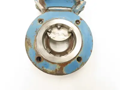 DeZurik 828 3" Knife Gate Valve Lug Style Rising Stem 316SS Disc Rubber Seat