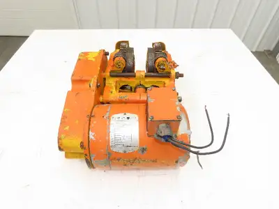 Cleveland Tramrail Bridge Crane Motorized End Truck Belt Drive WA 5" Wheels