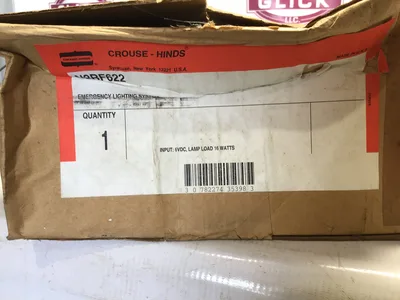 CROUSE HINDS N2RF622 LIGHT-PAK 6VDC EMERGENCY LIGHT 8-WATTS