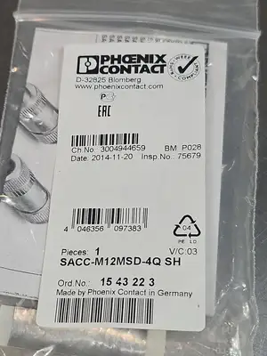USED Phoenix Contact SACC-M12MSD-4Q