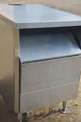Working S.S Table W/ Bin