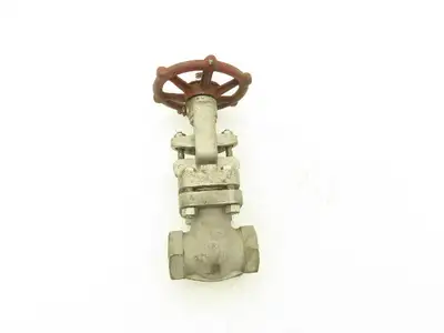 Ladish 1001-339 Gate Valve 1 NPT Class 150 275PSI Stainless Steel Rising Stem