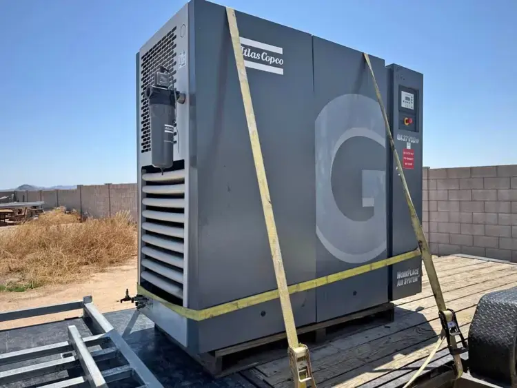 Used 2006 ATLAS COPCO GA 37VSD Rotary Screw & Sliding Vane Air Compressors Illinois US | BLUMBERG MACHINERY COMPANY #397988