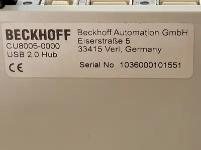 NEW BECKHOFF AUTOMATION CU8005-0000