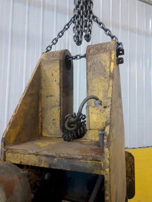 35,000 LBS 17.5 TON X 48" TO 76" X 60" OD BRADLEY CRANE MOTORIZED COIL GRAB: STOCK 13238
