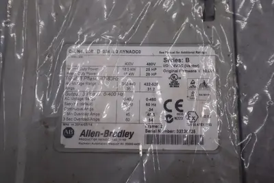 REFURB Allen Bradley PowerFlex 700 20BD034A3AYNADC0 MFG 2014 AC Drive STOCK 2447
