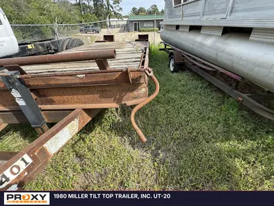 Used 1980 MILLER TILT TOP TRAILER, INC. UT-20 Tiltbed Trailers Texas US | Proxy Equipment #1385414