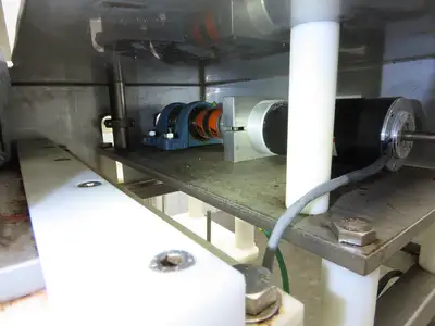 Jost FDLT 60/-35x400 Vibratory Hopper Dosing Feeder Discharge Conveyor Cart 115V