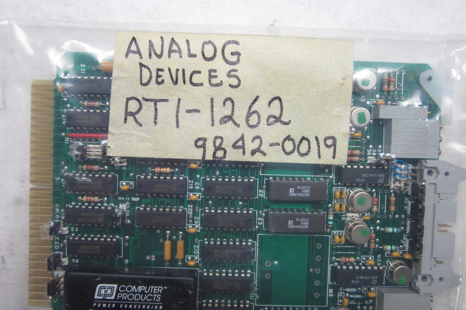 USED ANALOG DEVICES RTI-1262 I/O BOARD