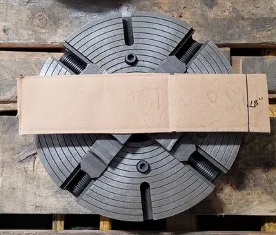 USED BUCK 18 INCH 4 JAW CHUCK