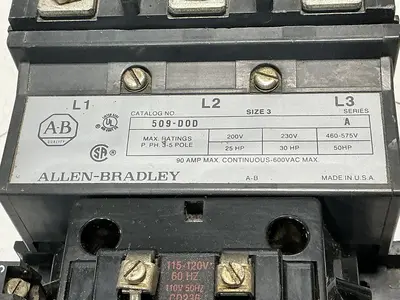 USED ALLEN BRADLEY 509-DOD SER A W45