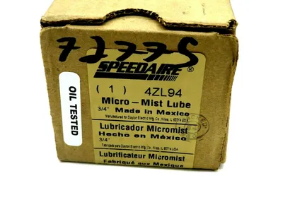 NEW SPEEDAIRE 4ZL94 MICRO MIST LUBE 3/4"