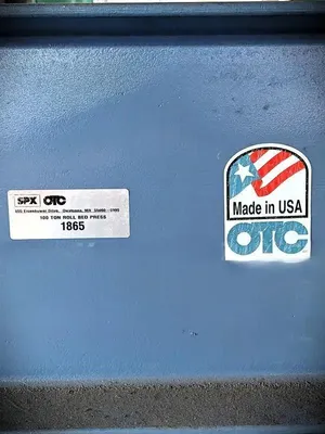 OTC 1865 Fabricating/Presses, Press-H Frame | Machinery Central (7)