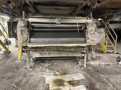 62" BLACK CLAWSON AIR KNIFE COATER WITH MAYER ROD ASSEMBLY