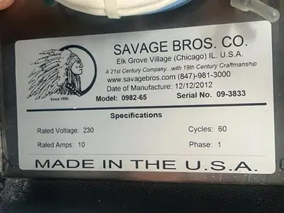 Used SAVAGE _UNKNOWN_ Chocolate Melters California US | UNION STANDARD EQUIPMENT CO. #1285392