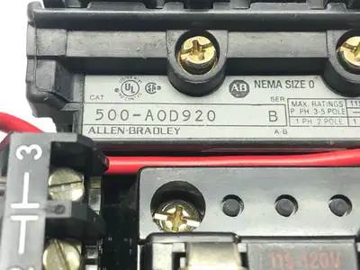 500-A0D920 | Allen Bradley  Ser B AC Contactor NEMA Size 0 2-Pole 115V-120V - New Other