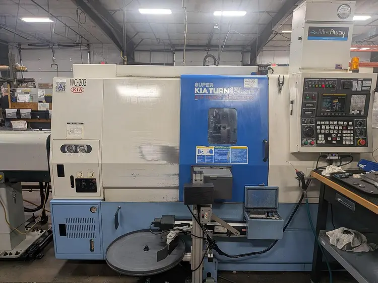 Used 2005 HYUNDAI KIA SKT15LMS CNC Lathes Minnesota US | Source Machinery Sales #506644