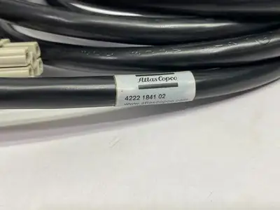 USED ATLAS COPCO POWER CABLE US 250V 5M W/ HARTING 19300061540 HOOD