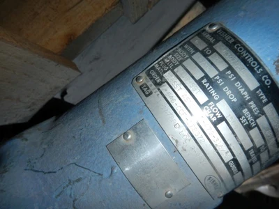Fisher 1" 1500 Class, 316 Stainless Butt Weld Control Valve
