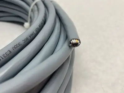 USED LUTZE FLEXIBLE ELECTRONIC CABLE PLTC PVC UNSHIELDED