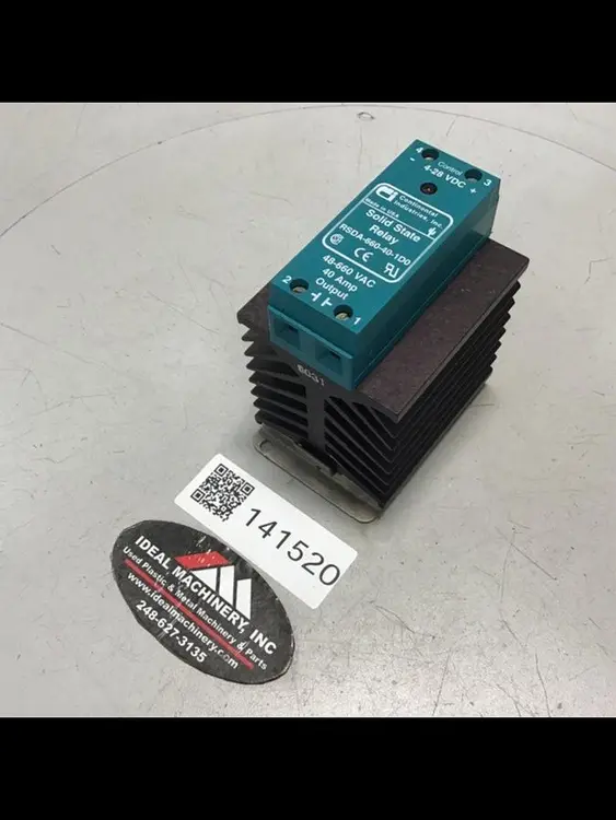 Used CONTINENTAL INDUSTRIES RSDA-660-40-1D0 Relays & Switches Michigan US | Ideal Machinery #586524