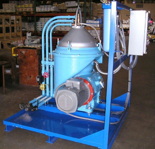 Alfa-Laval WHPX 513 TGD-24-60 oil purifier skid, SS.
