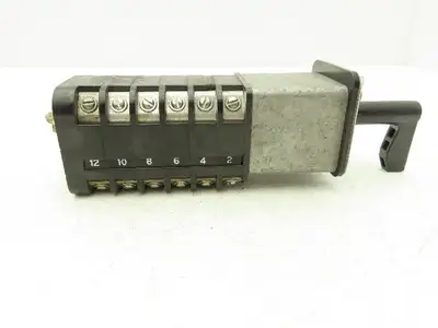 Type SBM 12 Contact Rotary Cam Control Switch Panel Mount