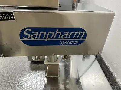 Sanpharm Systems model TE101-L stainless steel vibratory tablet deduster