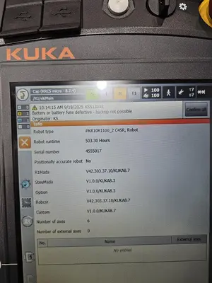 USED 2021 KUKA KR10 R1100
