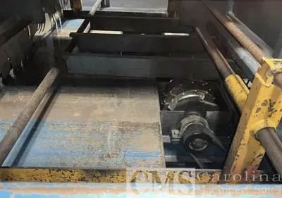 Used BAKER DOUBLE HEAD NOTCHER WITH INFEED Drawer Notchers North Carolina US | CAROLINA MACHINERY SALES #1407257