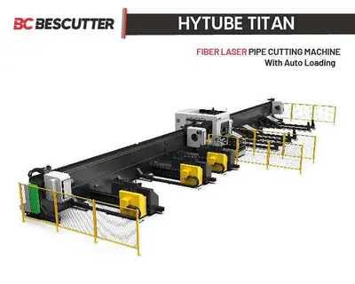 2026 BescutterTUBE MASTER 3000W - 4000W Fiber Laser Tube Cutting Machine