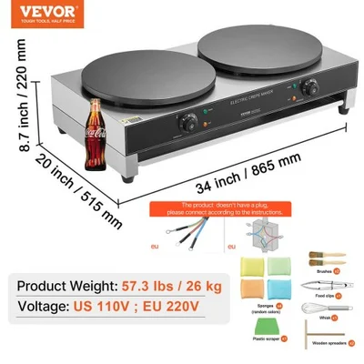 Used VEVOR AK-B32 Commercial Flat Top Griddles Michigan US | Miedema Asset Management Group #1325657