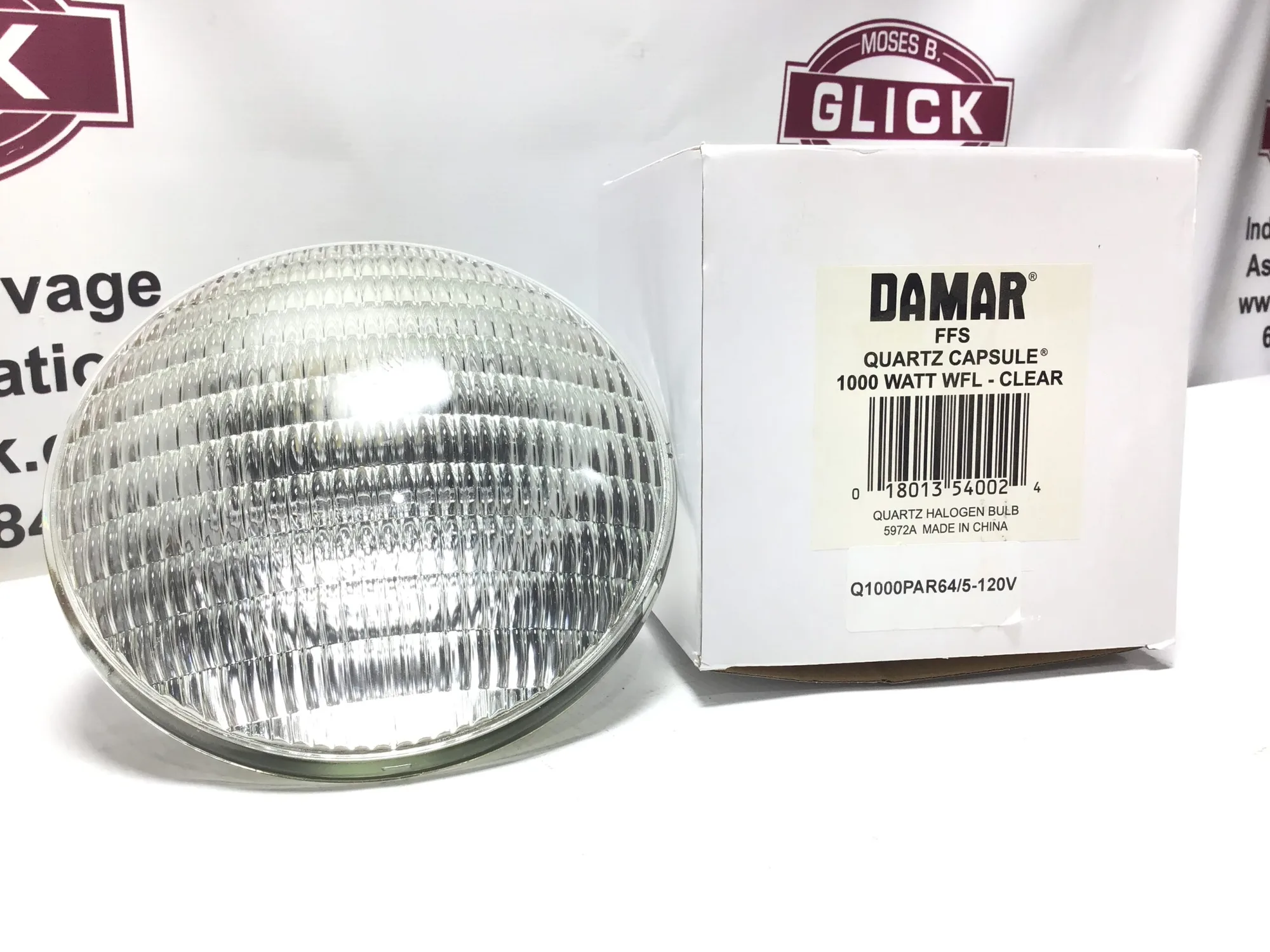 Damar FFS Quartz Capsule 1000 Watts WFL-Clear