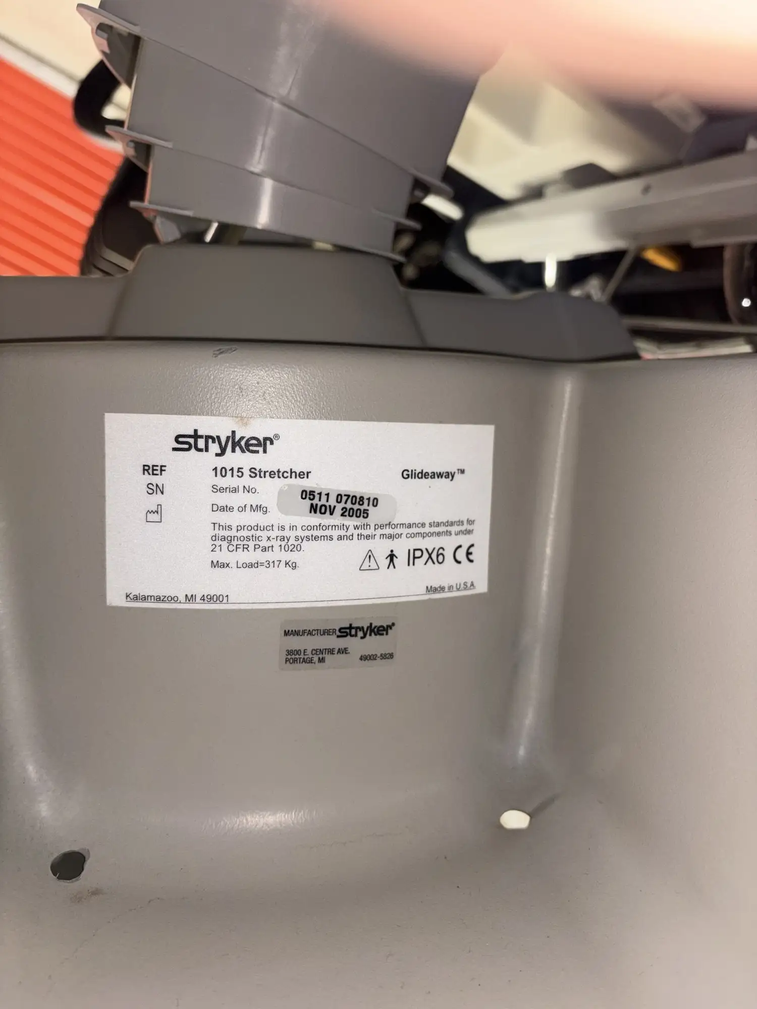 Used Stryker 1015 Glideaway Tables/Stretchers/Gurneys Texas US | PT Medical Technologies #1458659