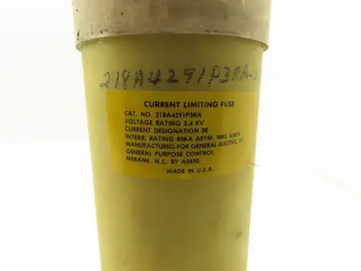 GE General Electric 218A4291P3RA Current Limiting Fuse 2.4kV 80kA 3R 2400V 12"L