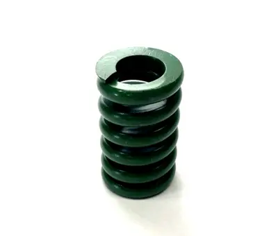 9595K14 | Green Chrome-Silicon Steel Die Spring For 1-1/4" Hole Dia. 2" Long 4-PK - New Other