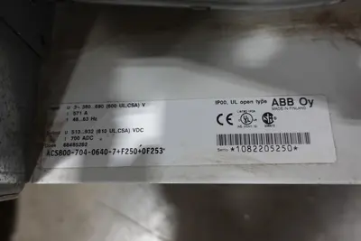 USED ABB ACS800-704-0640-7+F250+0F253