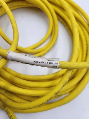 Used LUMBERG AUTOMATION LUMBERG AUTOMATION 4 PIN CABLE MALE / FEMALE ENDS RST 4-RKT 4-643 / 600005347 - 10 METERS LONG Cable & Wire | ND Industrial Surplus #1217023