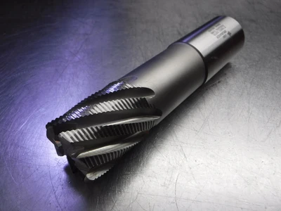 BruBaker 2" 8 Flute HSS Roughing Endmill 2" Shank E30440-00-B (LOC1048C)