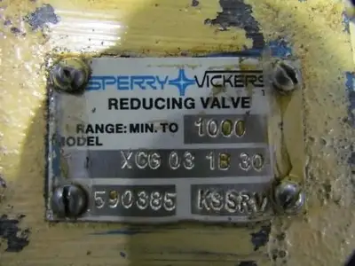 Sperry Vickers XCG-08 1B 30 Reducing Valve 0-1000 psi