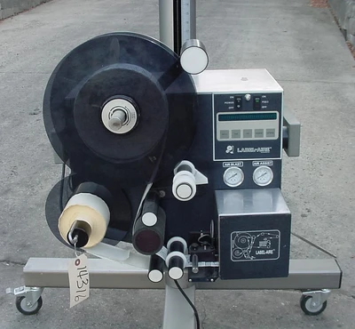 USED LABEL-AIRE BLOW ON LABELER 2111M