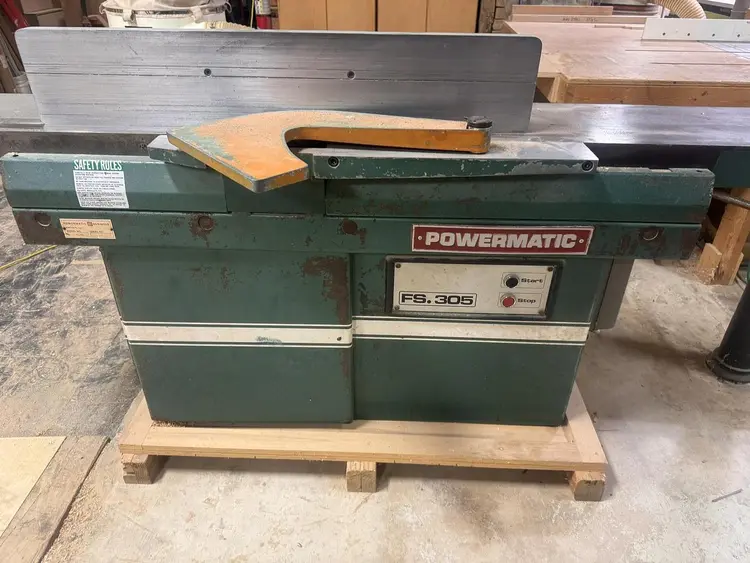 Used POWERMATIC FS 305 JOINTER Woodworking Jointers Texas US | South Texas Machinery #1338162