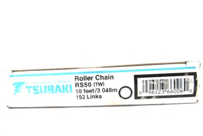 NEW TSUBAKI RS50 (TW) 10' ROLLER CHAIN
