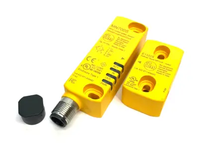 USED IFM RFID CODED SAFETY SENSOR W/ CODED DEFINED TARGET