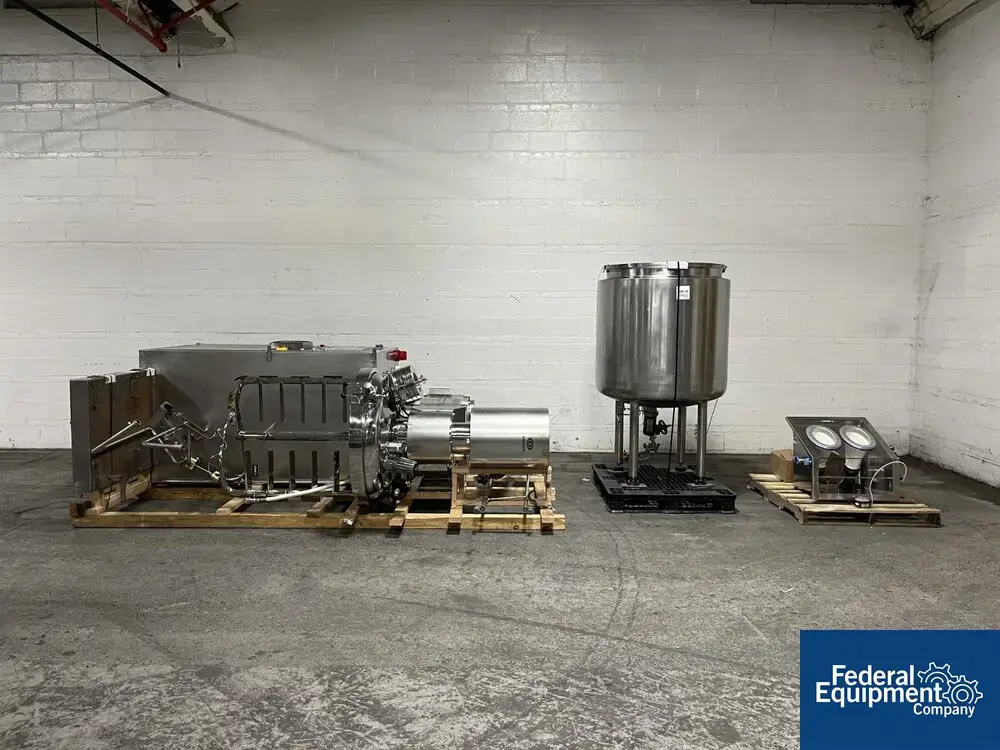 USED Krieger 600 Liter Krieger Twin Motion Vacuum Mixer, S/S, Model MMD600