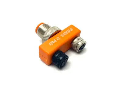 USED LUMBERG AUTOMATION M8 M12 TO X2 M8 CABLE SPLITTER TEE
